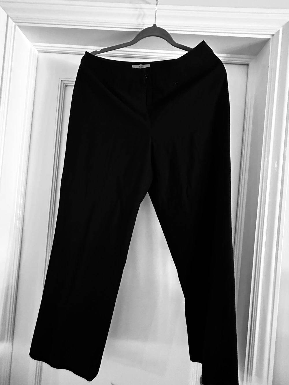 Classic Black Boot-Cut Trousers